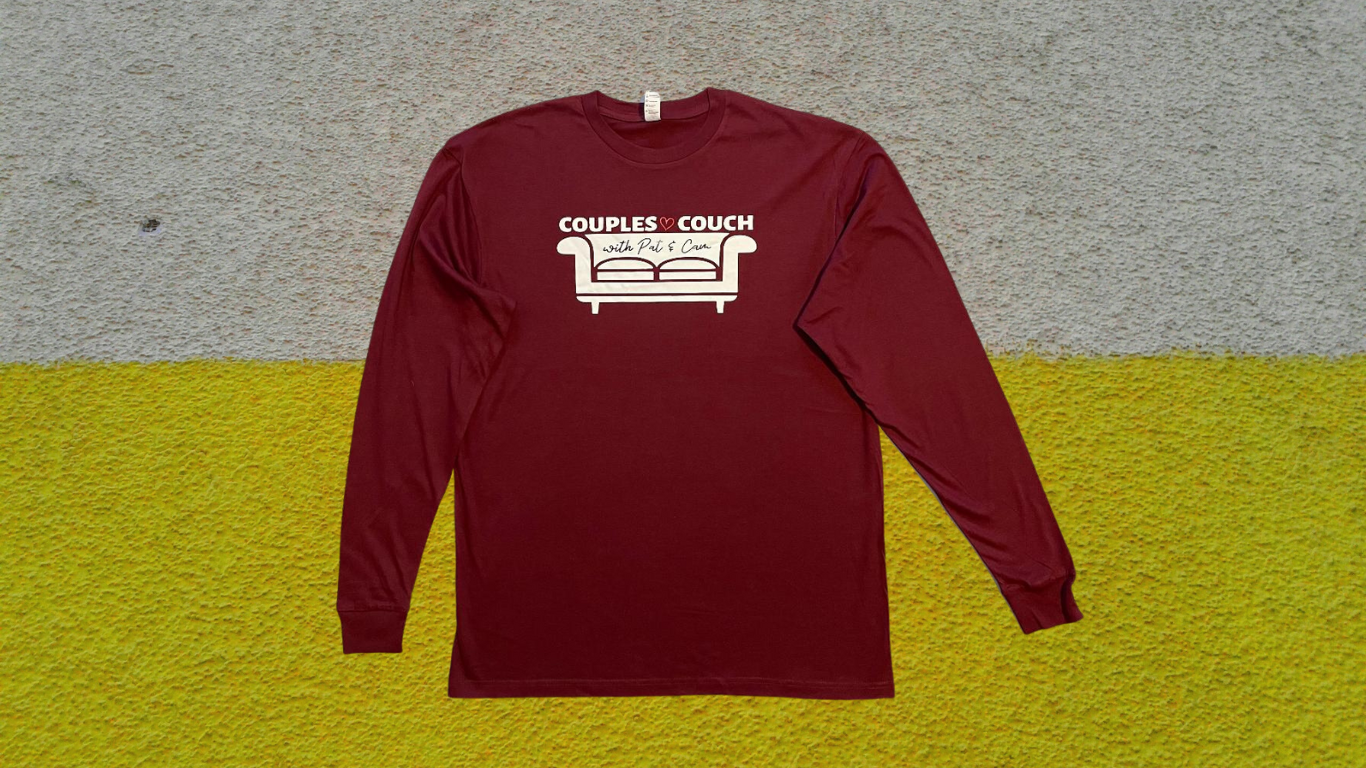 Couples Couch Logo Long Sleeve Tee-Shirt
