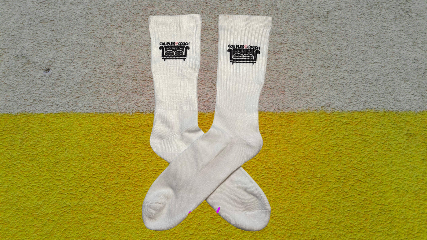 Couples Couch Logo Socks