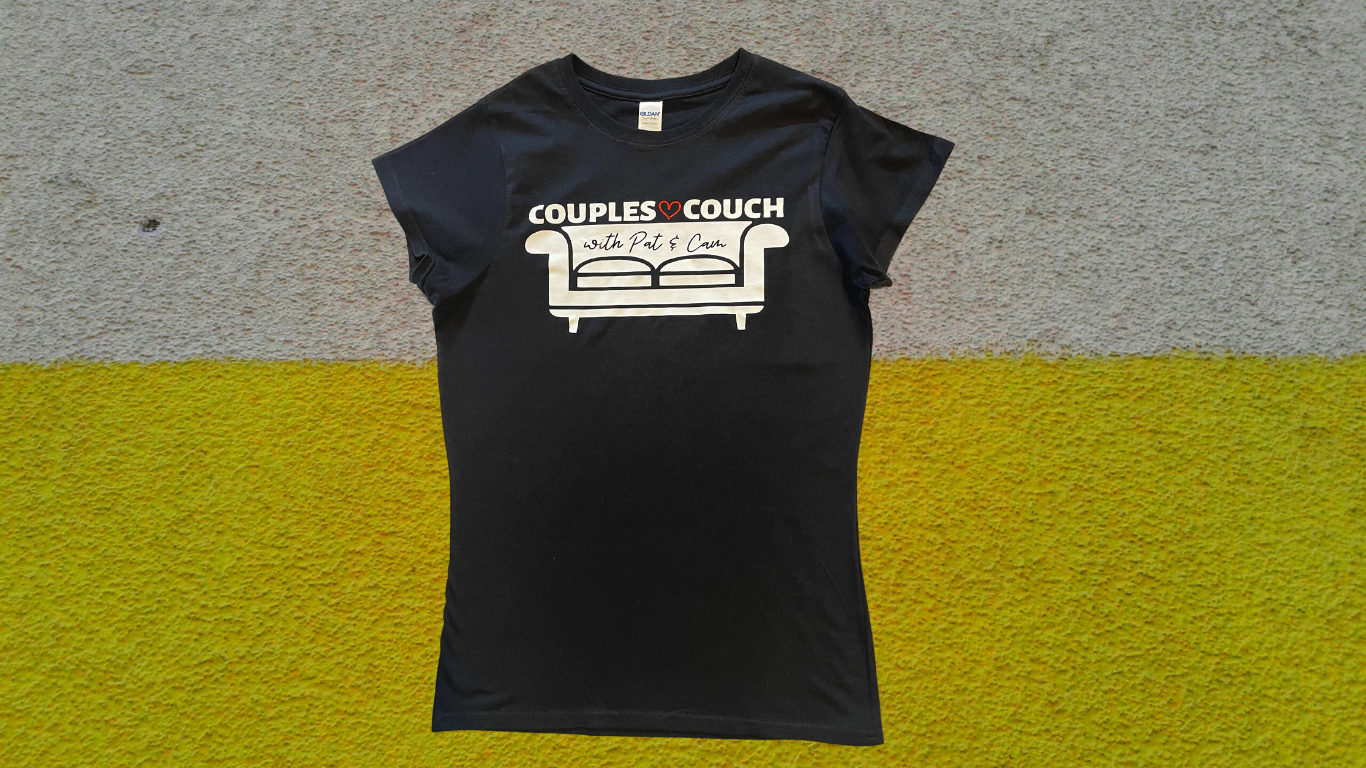 (Women's Fit) Couples Couch Logo Short Sleeve Tee-Shirt