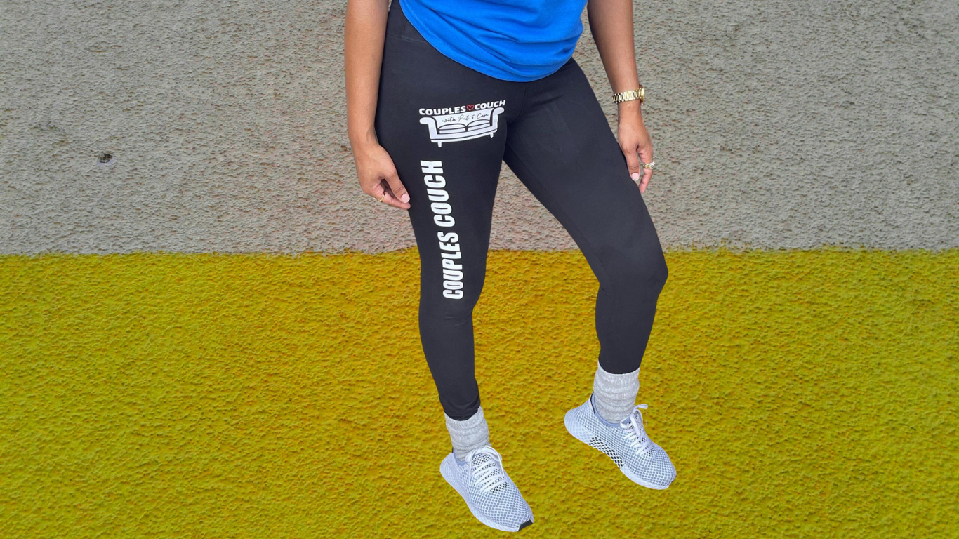 Couples Couch Logo & Expression Leggings