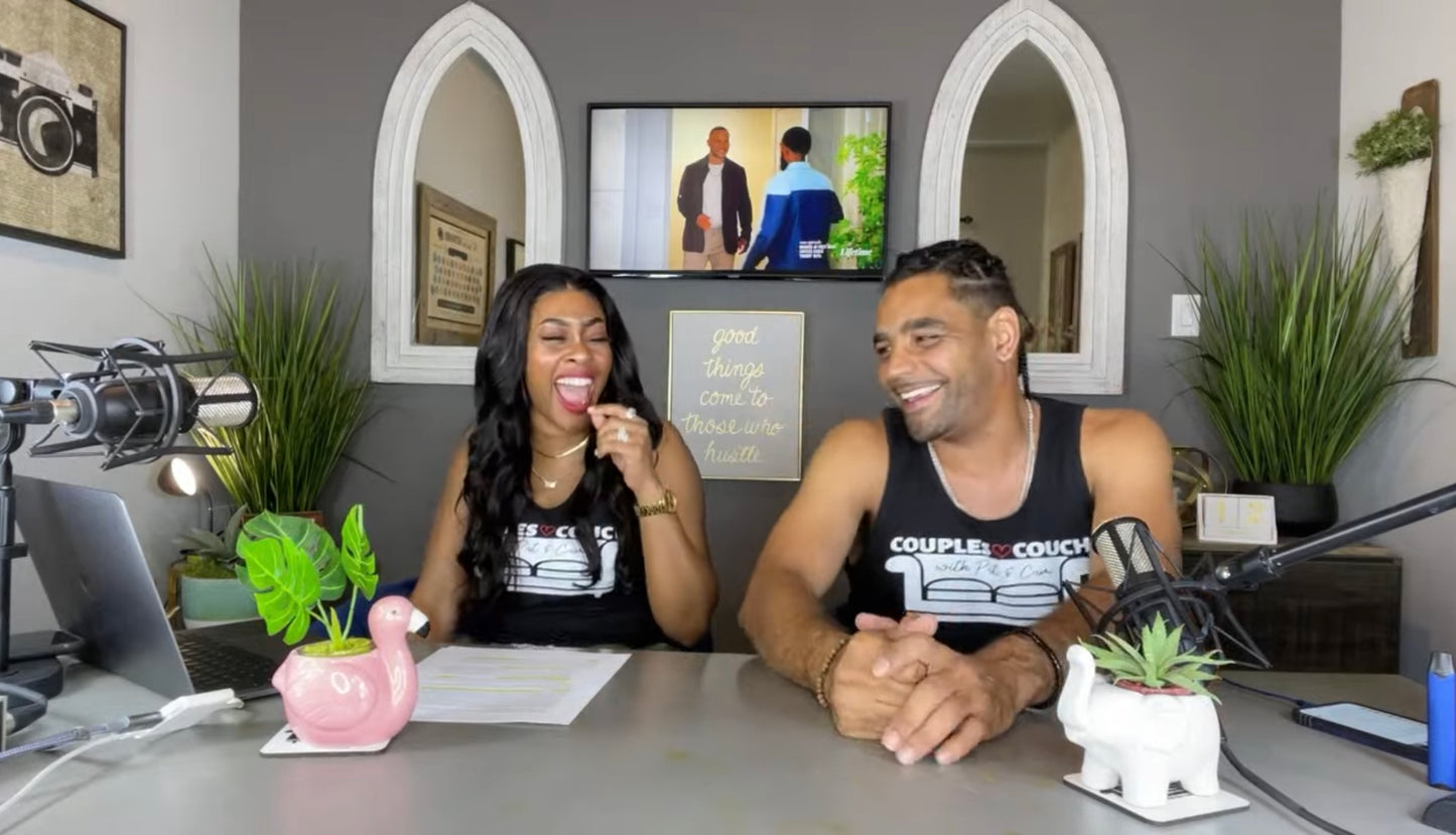 (NEW!) Couples Couch with Pat and Cam Tank Top