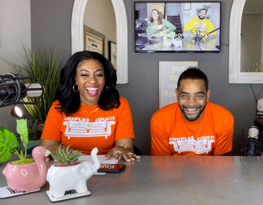 (NEW!) Couples Couch with Pat and Cam Short Sleeve Shirt