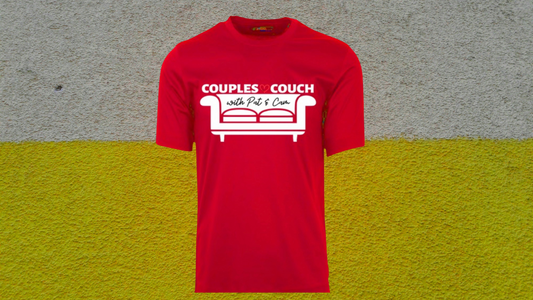 Couples Couch Logo Short Sleeve Tee-Shirt