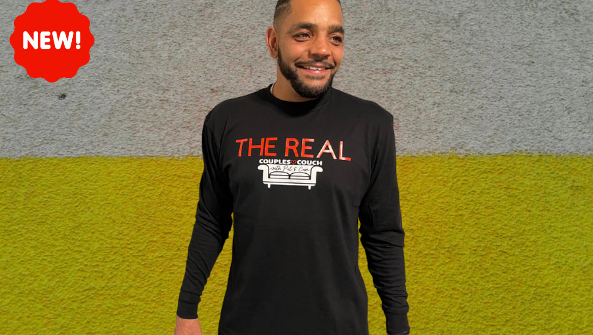(NEW!) “THE REAL” Couples Couch with Pat and Cam Long Sleeve Shirt