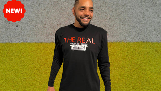 (NEW!) “THE REAL” Couples Couch with Pat and Cam Long Sleeve Shirt
